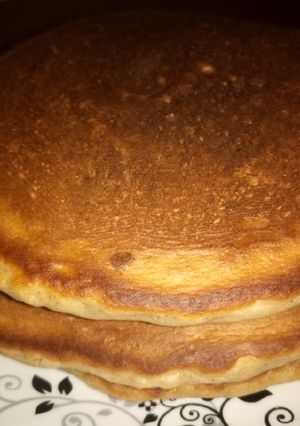 A picture of Apple-Cinnamon Pancakes.