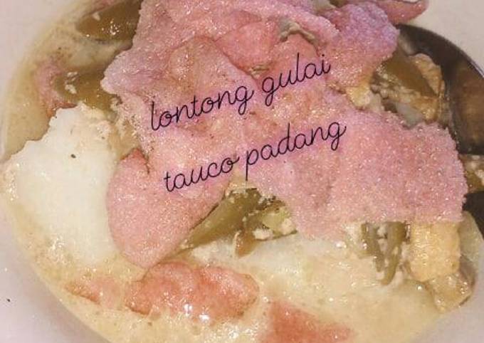 Resep Lontong Gulai Tauco Khas Padang Oleh Bundanya 2r Rαihαnrαffα