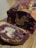 Banana marble cake (χωρίς ζάχαρη)