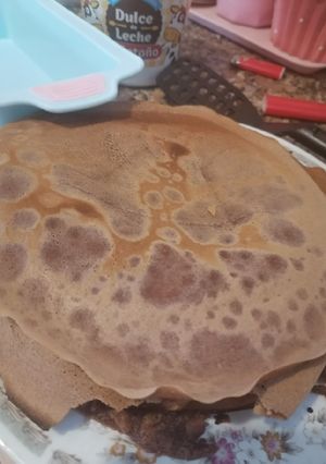 Una foto de Panqueques de chocolate y coco