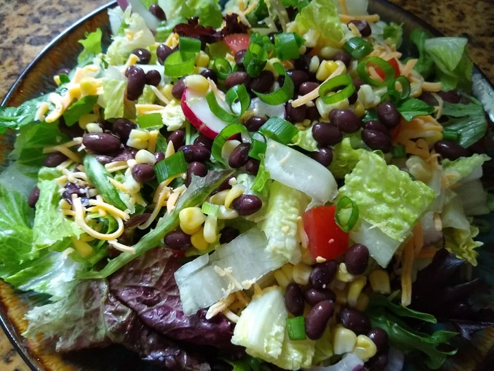 Easy Steps to Make Recipe Tex-Mex Salad with Lime Cilantro Vinaigrette that is  Makes Drooling, Really Delicious}