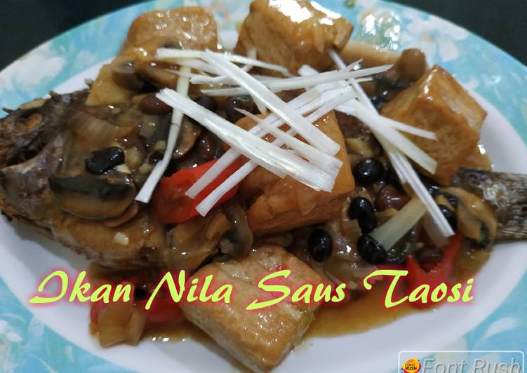 Resep Ikan Nila &amp; Tahu masak Taosi yang enak dan Mudah Dibuat