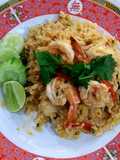 ข้าวผ้ดต้มยำกุ้ง