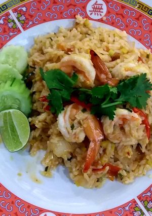 รูปของ ข้าวผ้ดต้มยำกุ้ง