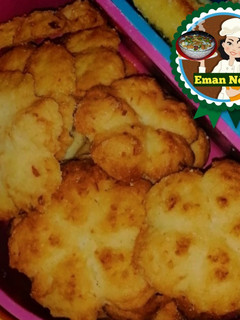 صورة لوصفة بسكويت جوز الهند 🥥