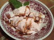 Una foto de helado sin nata