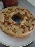 Bolo de banana com aveia e uvas passas,sem açúcar!
