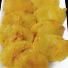 A picture of Allu kai pakorai.