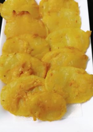 A picture of Allu kai pakorai.