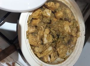 Una foto de Pechuga de pollo en tajine