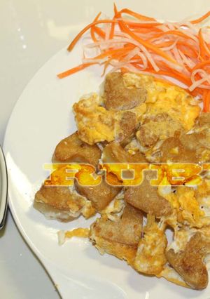 Hình của món Bột Chiên Tình Yêu (Valentine).