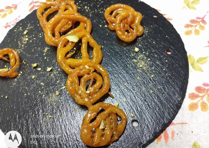 Easiest Way to Prepare Quick Seedhi Sadhi Jalebi