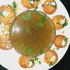 A picture of Instant pani puri.
