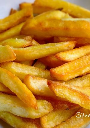 Una foto de 48.🍟Patatas "fritas" ligeras al horno, muy crujientes