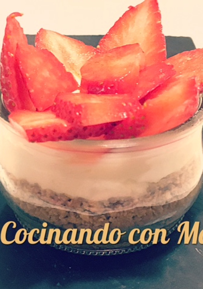 Una foto de Tarta de Queso y Fruta Fresca