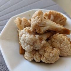 Cauliflower salad with Japanese dressing A picture of Cauliflower salad with Japanese dressing.
