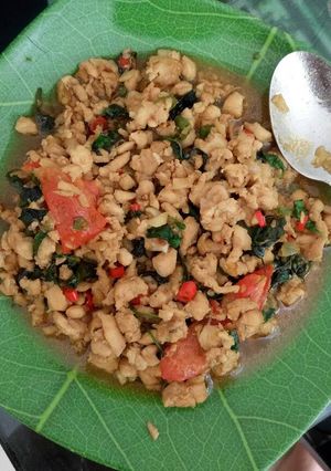 Foto resep Ayam kemangi ala thai