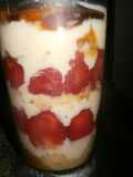 Torta fría en un Vaso