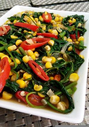 Foto resep Cah Kangkung Teriyaki