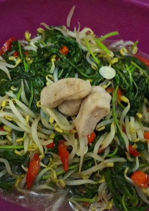 Foto resep Tumis Bayam & Tauge