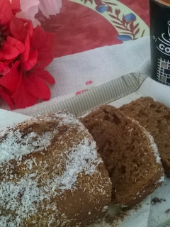 Una foto de Budín Light chocolate y coco