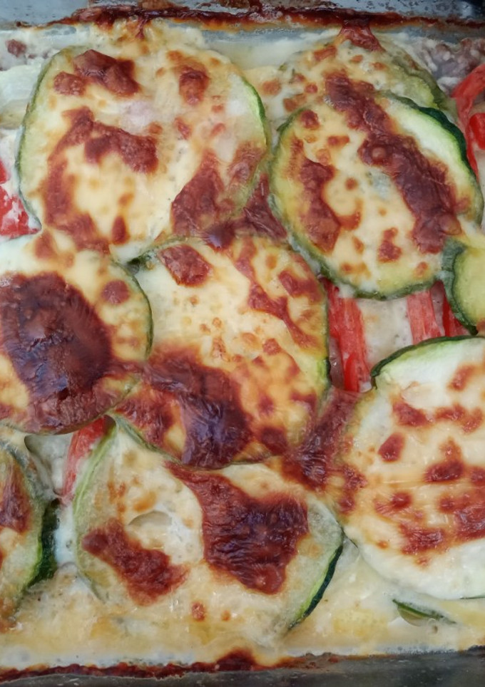 Una foto de Pastel de zapallitos