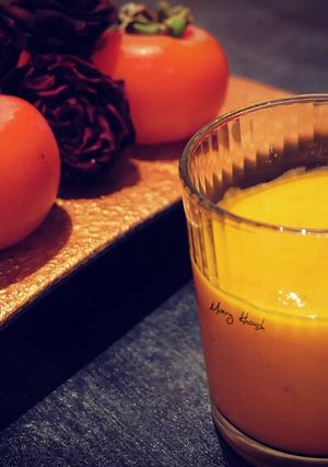 عکسی از دستور اسموتی خرمالو