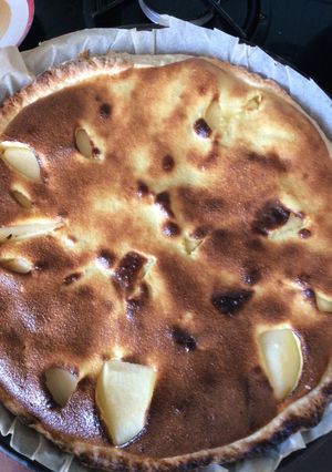 Une photo de Tarte poires et amandes