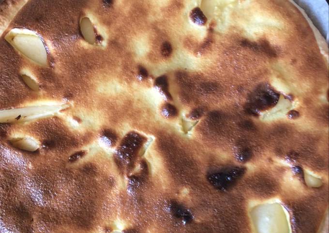 Tarte poires et amandes