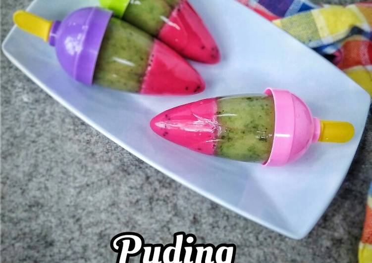 Puding Kelorita Buah Naga