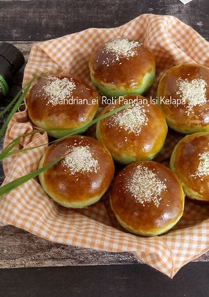 Foto resep Roti Pandan Kelapa Tanpa Ulen