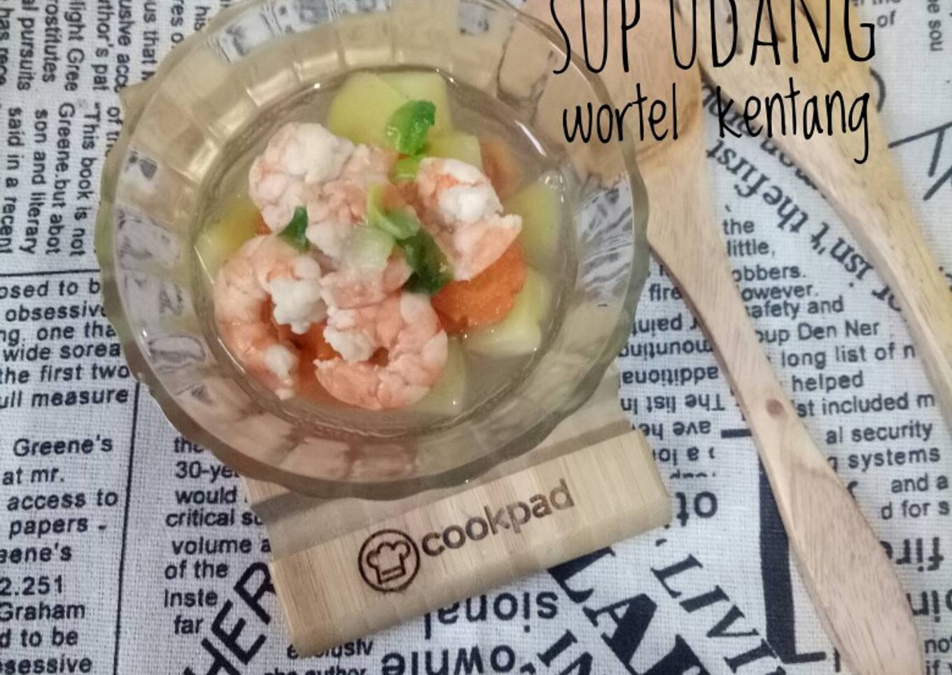 Sup udang wortel kentang
