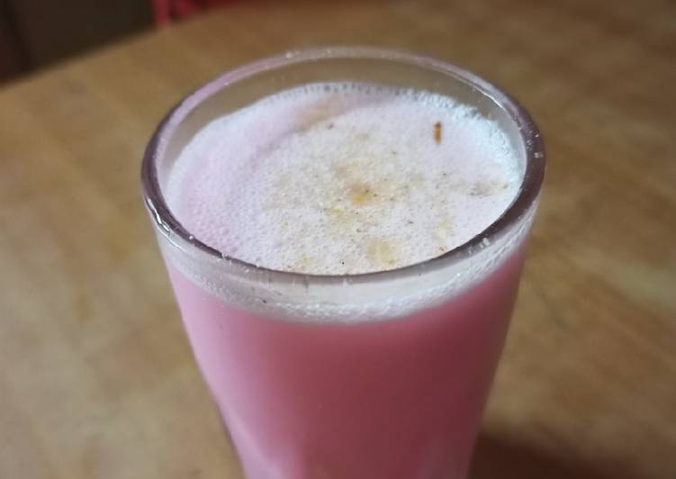 Step-by-Step Guide to Prepare Favorite Rose milk shake
