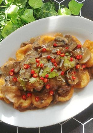 Foto resep Tofu Siram Jamur