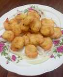 Camarones empanizados