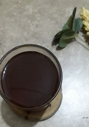 Foto resep Teh hitam apel zero calorie