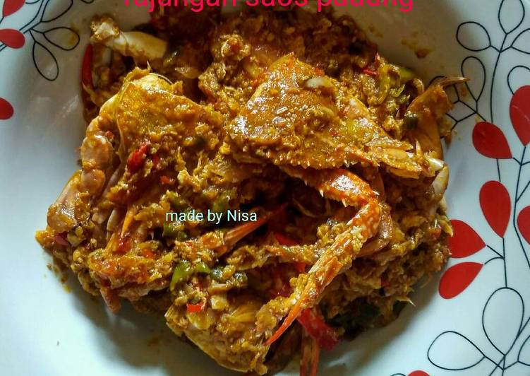 Resep Rajungan saos padang Anti Gagal