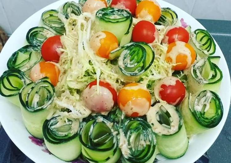 Bagaimana Membuat Salad sayur Lezat