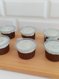 Foto resep 62. Puding Coklat Vla Keju