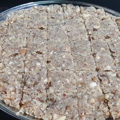 A picture of Nariyal khoya katli.