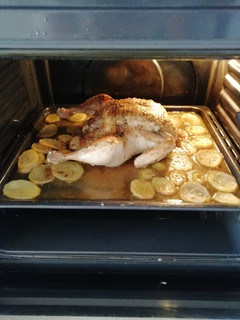 Una foto de Pollo al horno