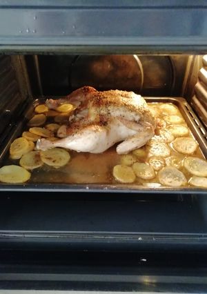 Una foto de Pollo al horno