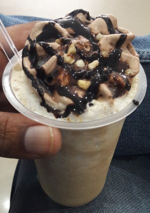 A picture of Cold chocolate Coffee.