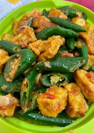 Foto resep Tumis cabe ijo tahu