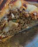 Wellington vegano con papas mashed