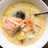 Salmon Belly Soup with Cheese ala Sushi Tei