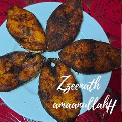 A picture of King Fish or Surmai Fry.