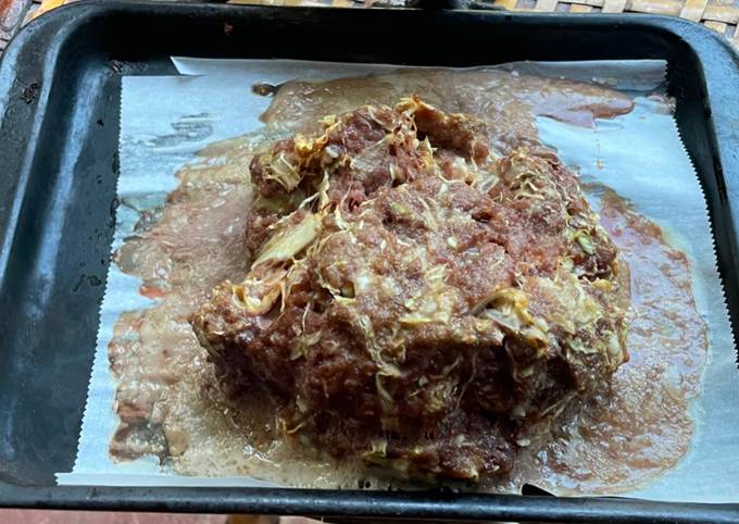 Recipe of Award-winning Alternate Meat Loaf w/Cabbage &amp; Parm