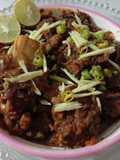 Bhunna beaf curry