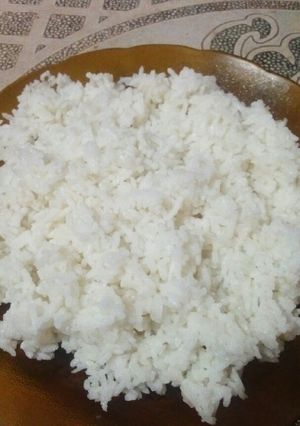 A picture of Coconut white rice#4weeks challenge#.